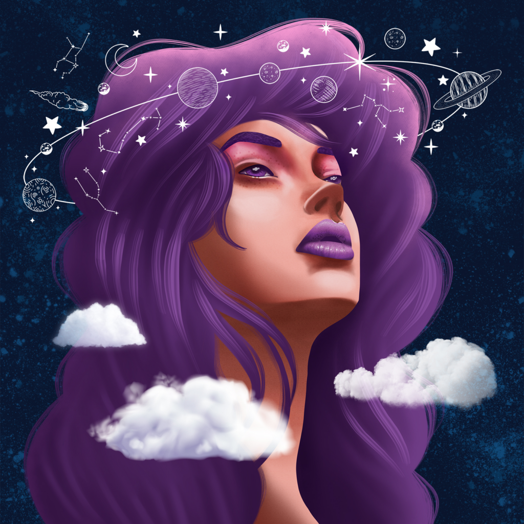 Femme galaxy